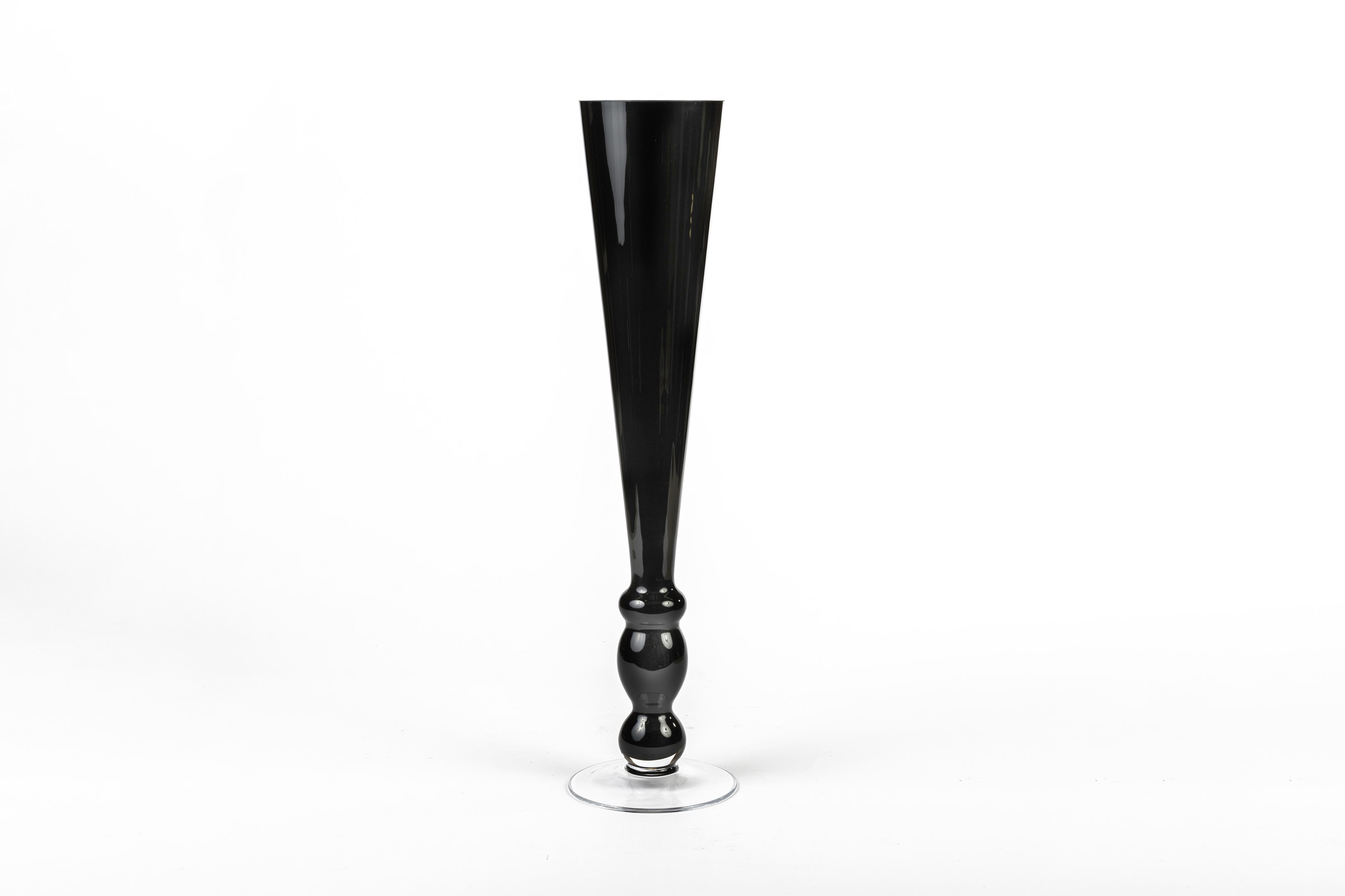  Black Medium Conical Vase 
