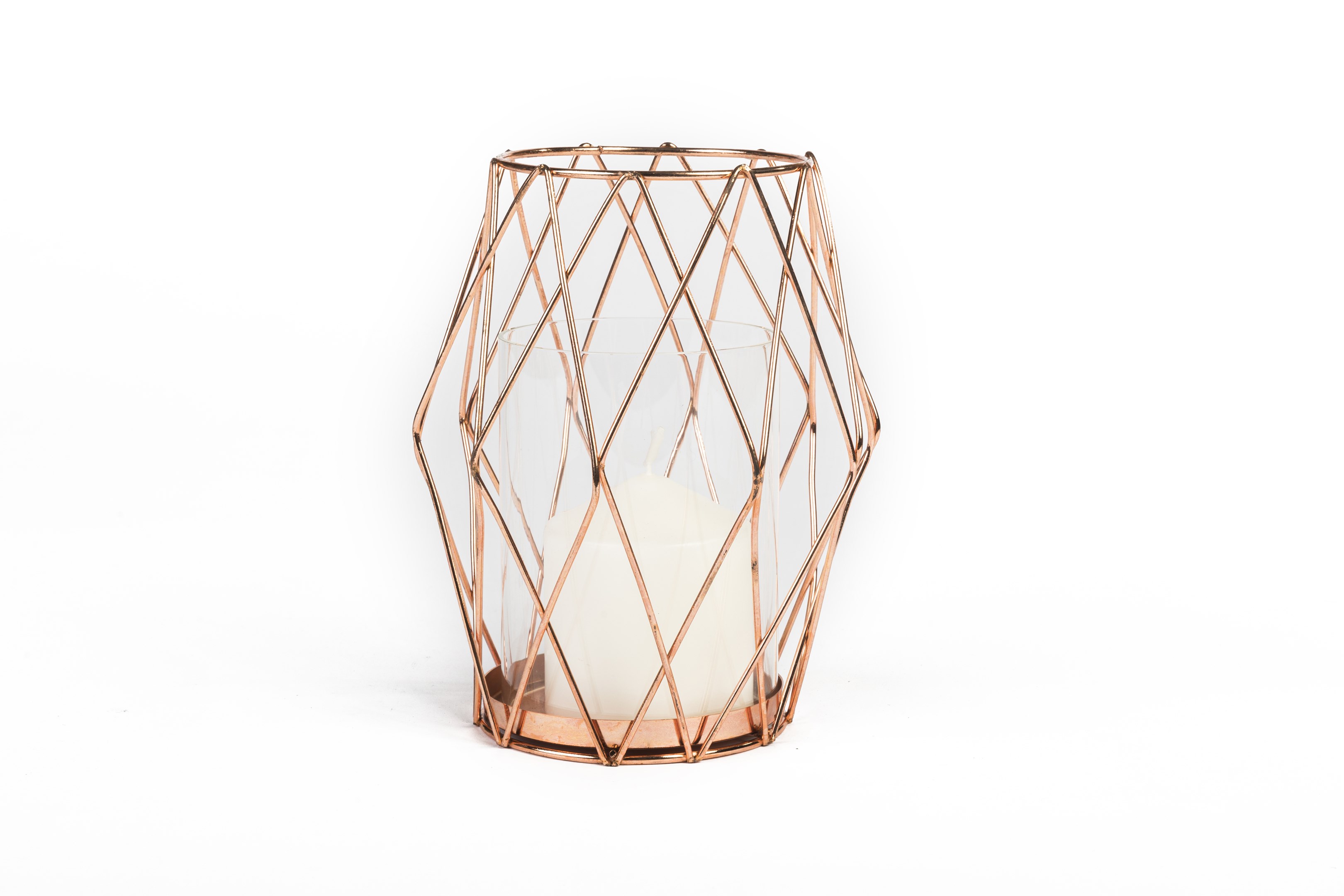 Small Geometric Pillar Holder 