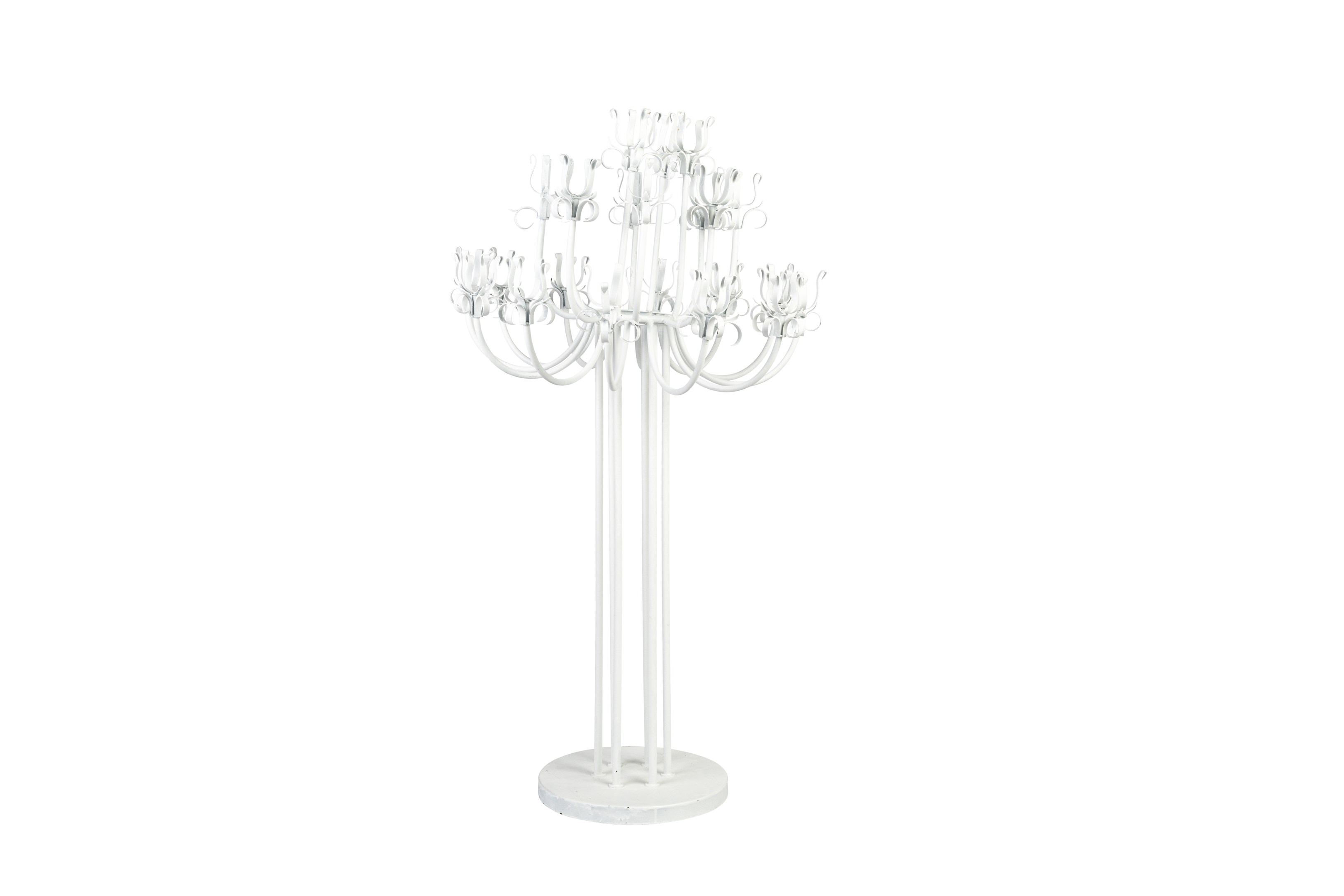 24 Armed Old World Metal Candelabra