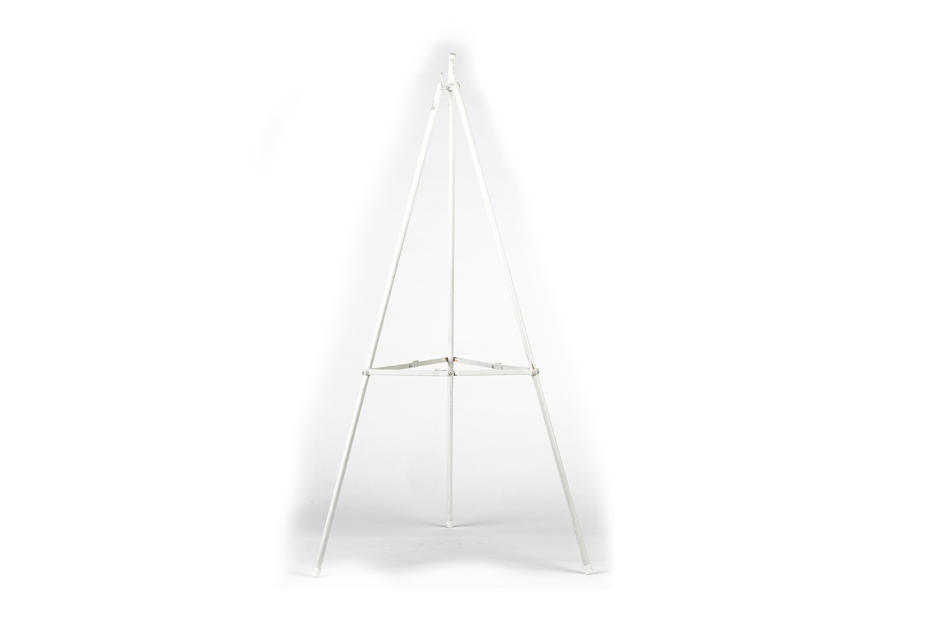 White Funeral Wreath Stand 