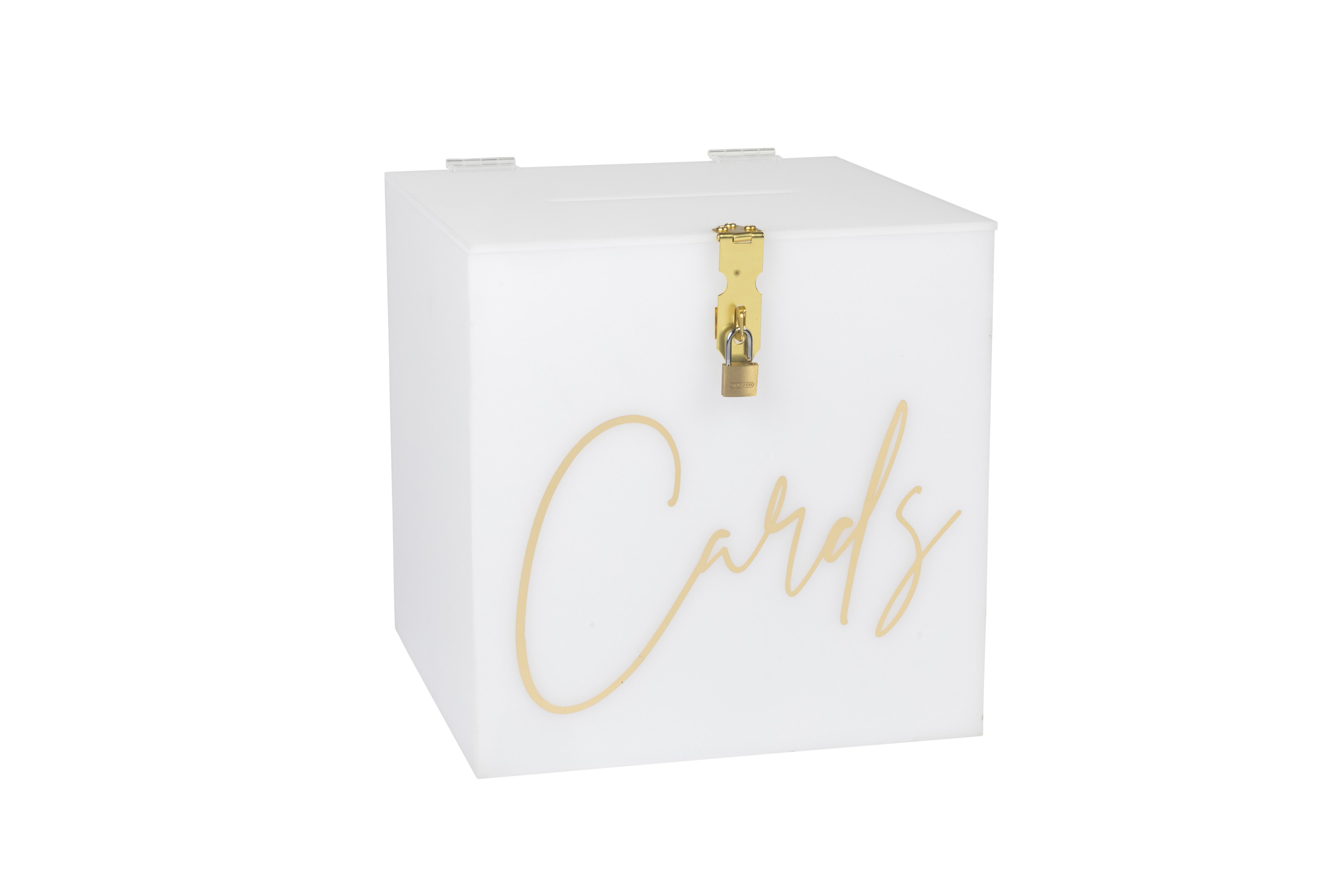 Square Matte White Wishing Box