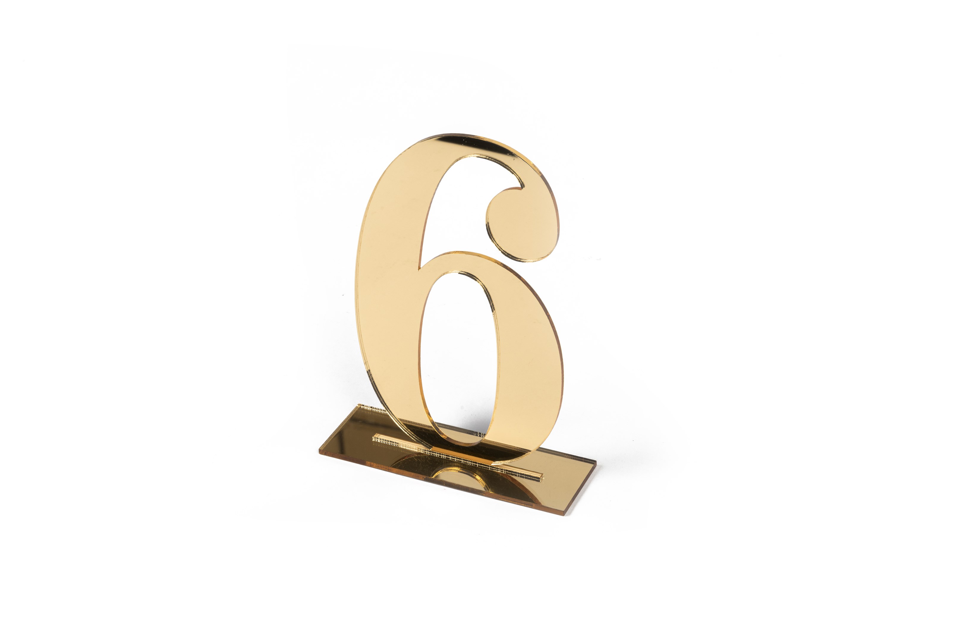 Gold Acrylic Table Numbers