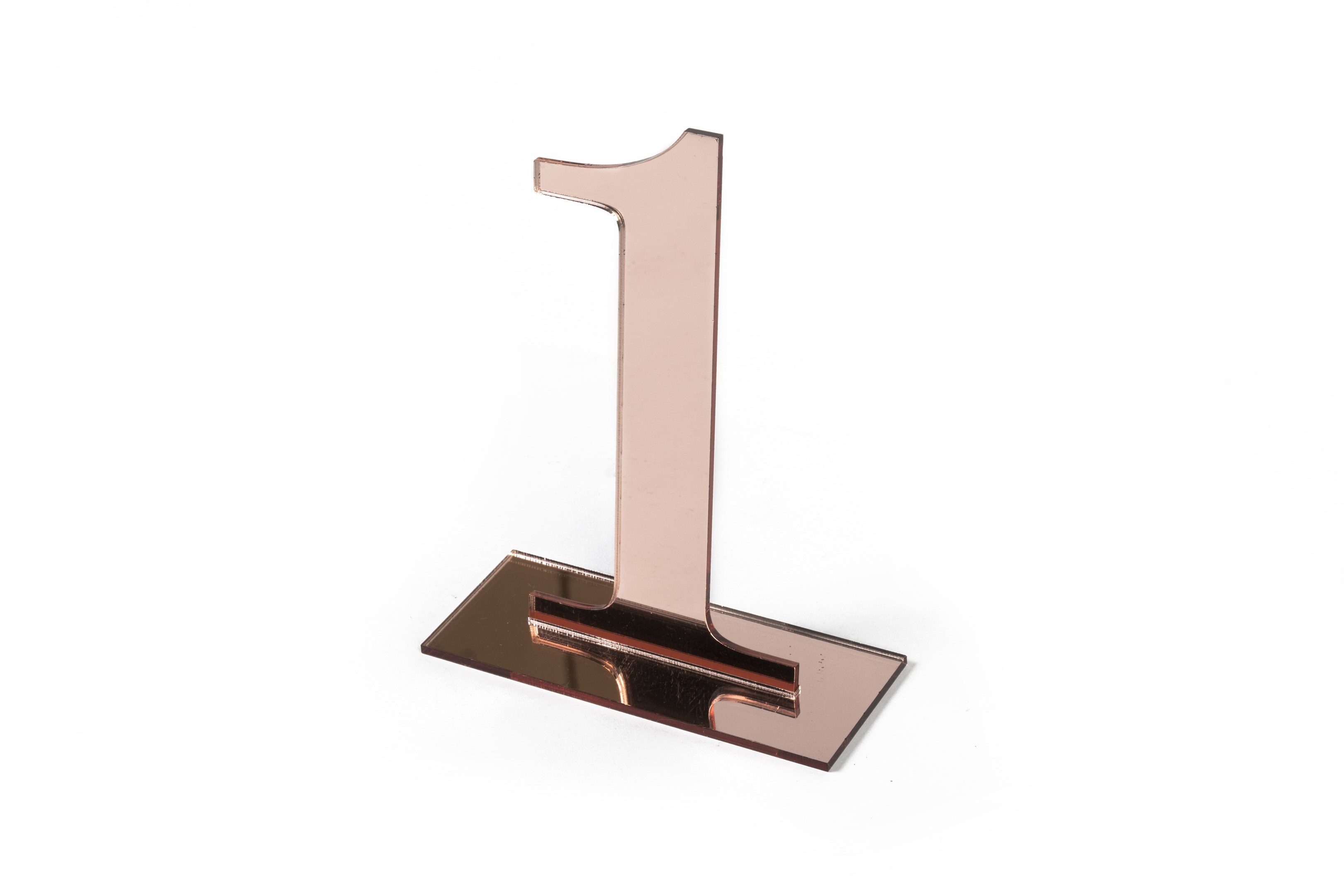 Rose Gold Acrylic Table Numbers