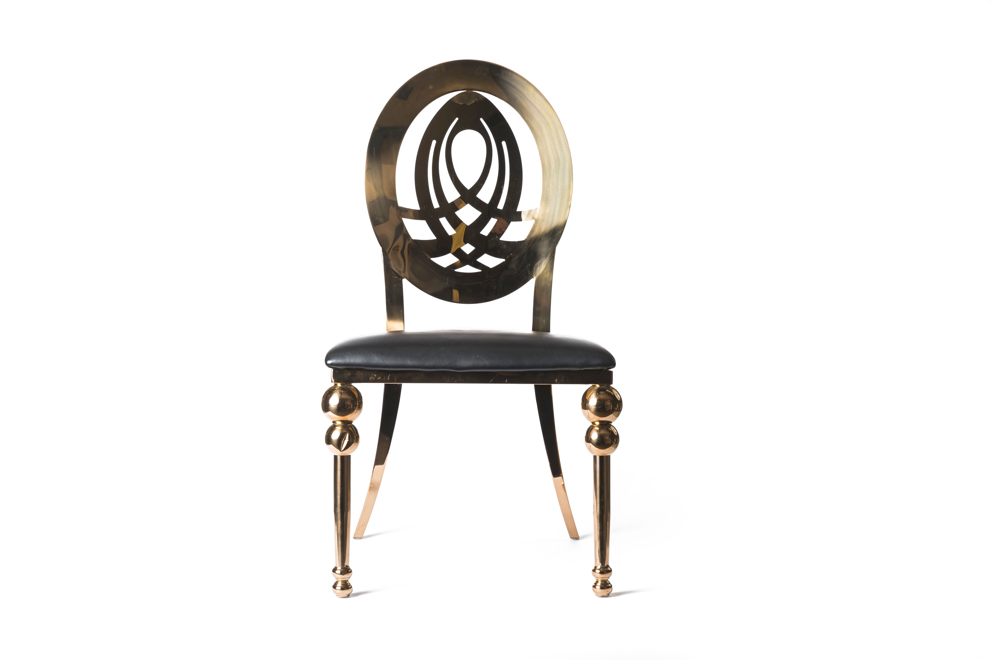 Eugenie Rose Gold Chair 
