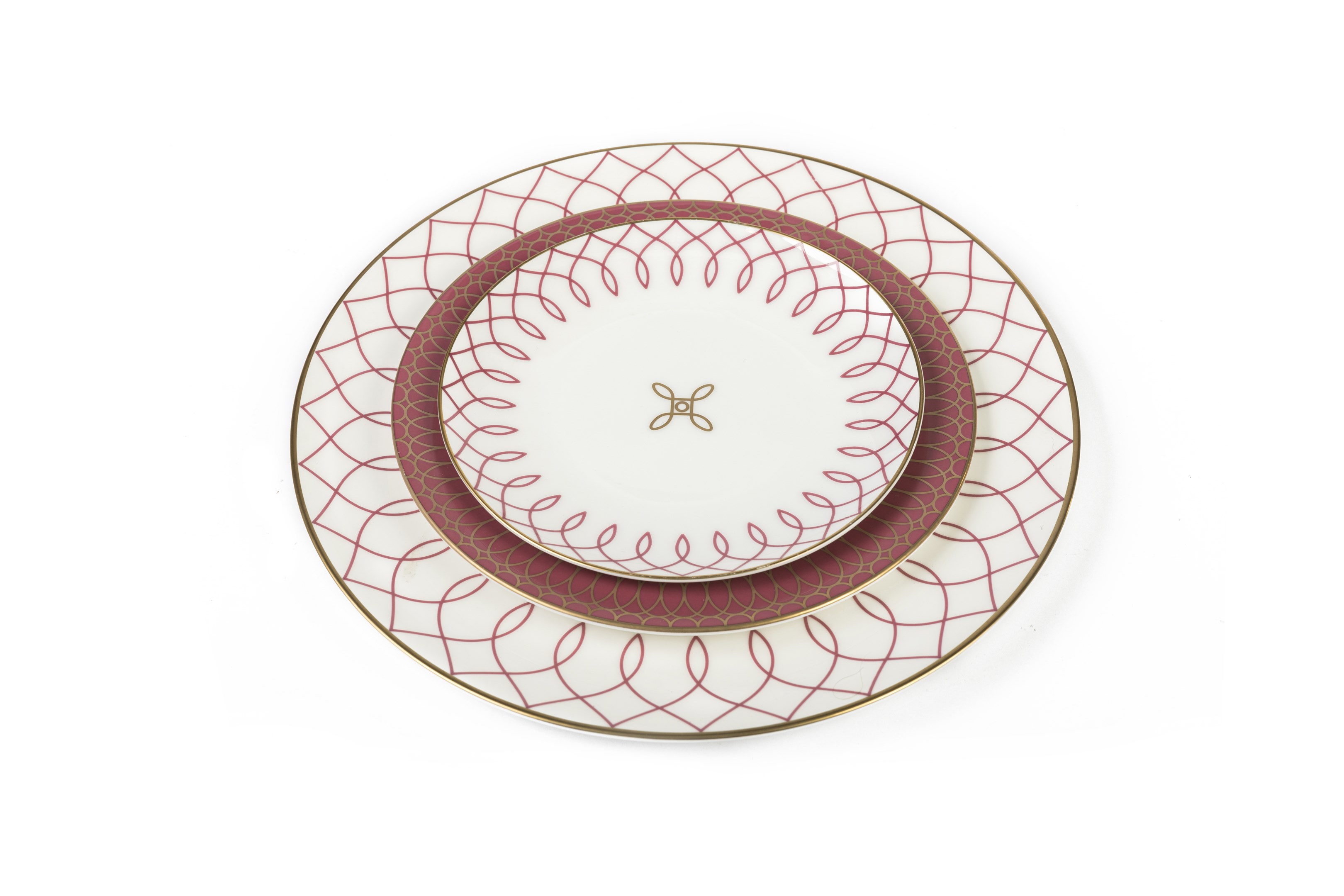 Monte Carlo Pink Dinner Plate