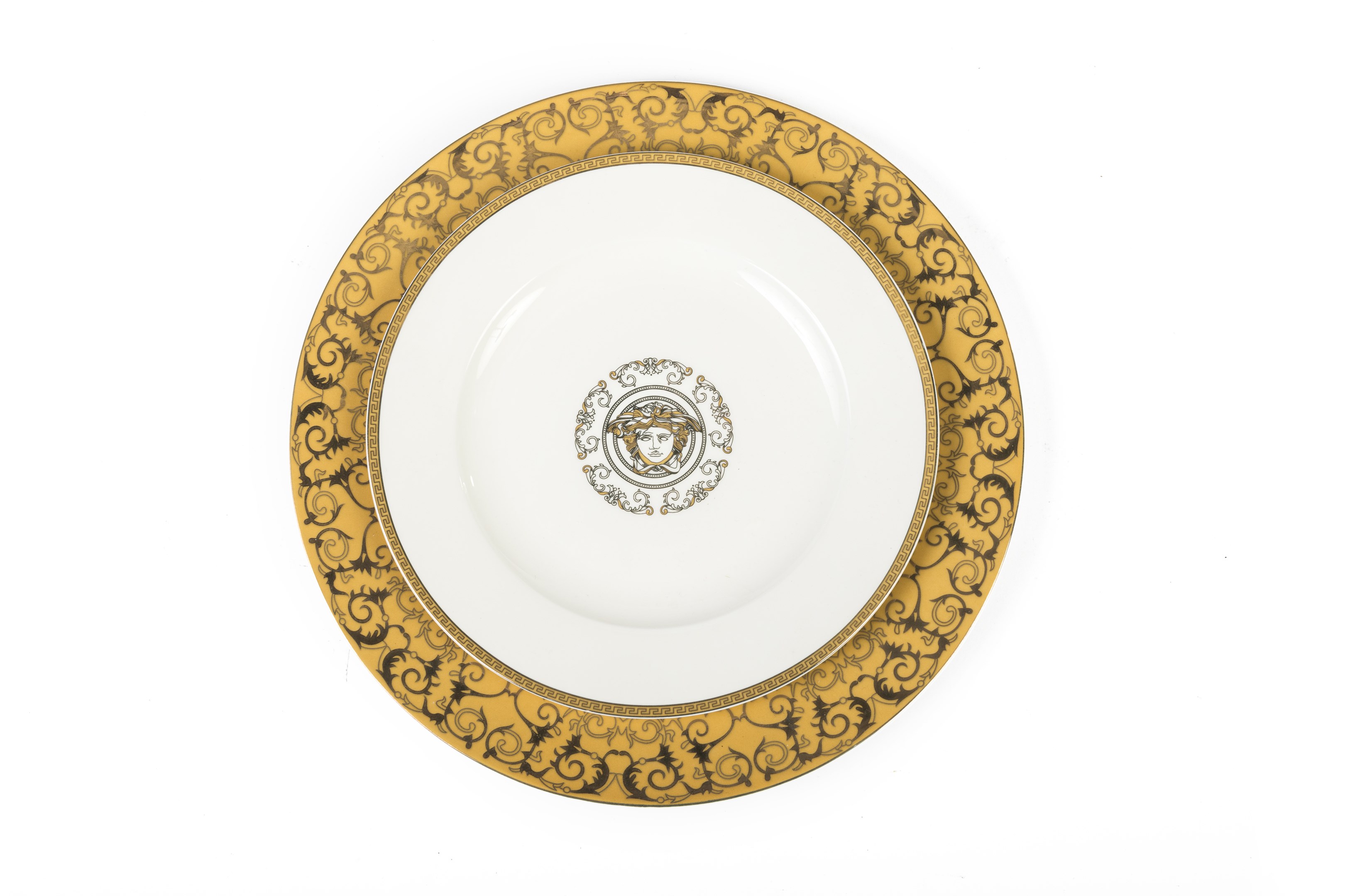 Versace Gold Dinner Plate