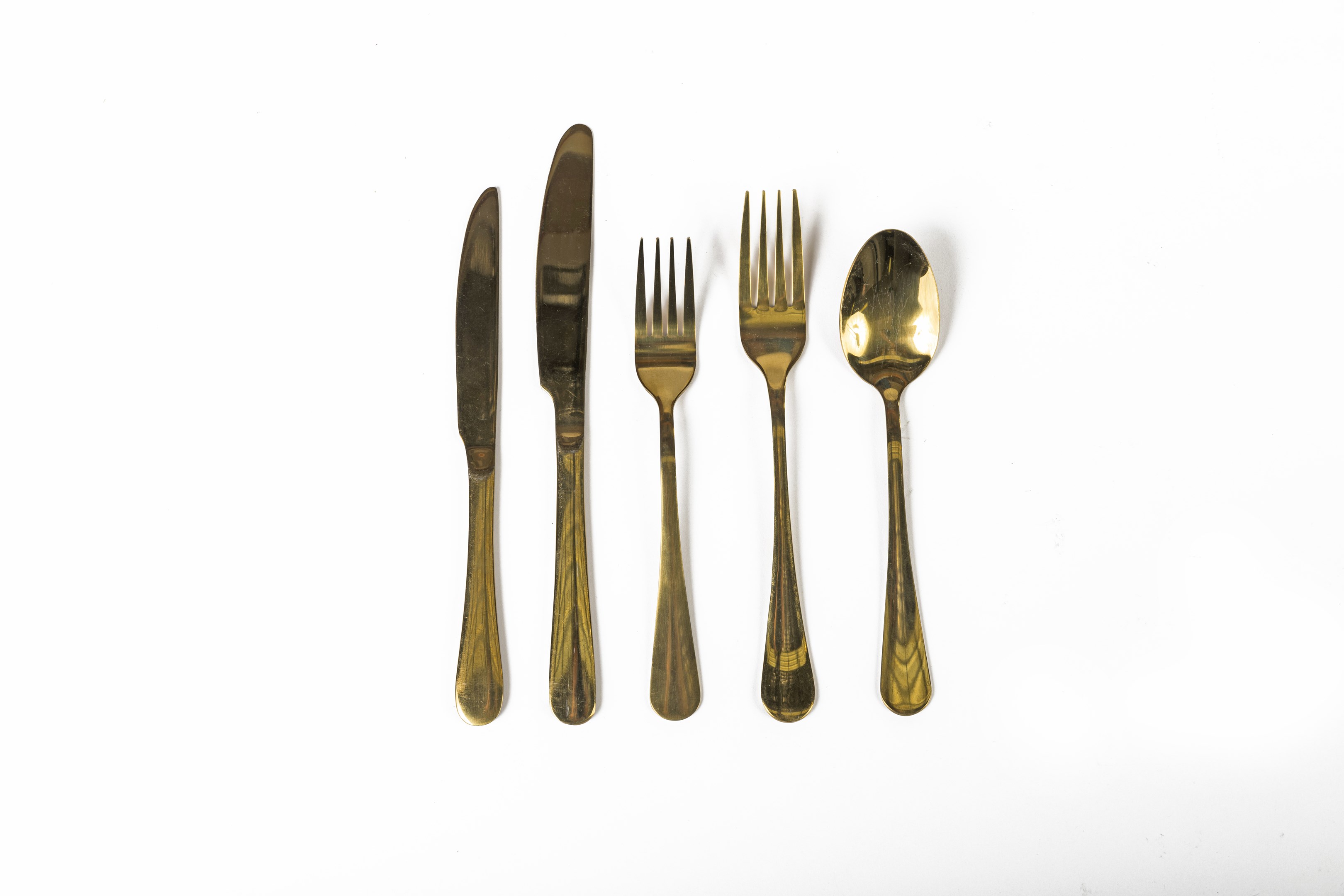 Standard Gold Cutlery Set