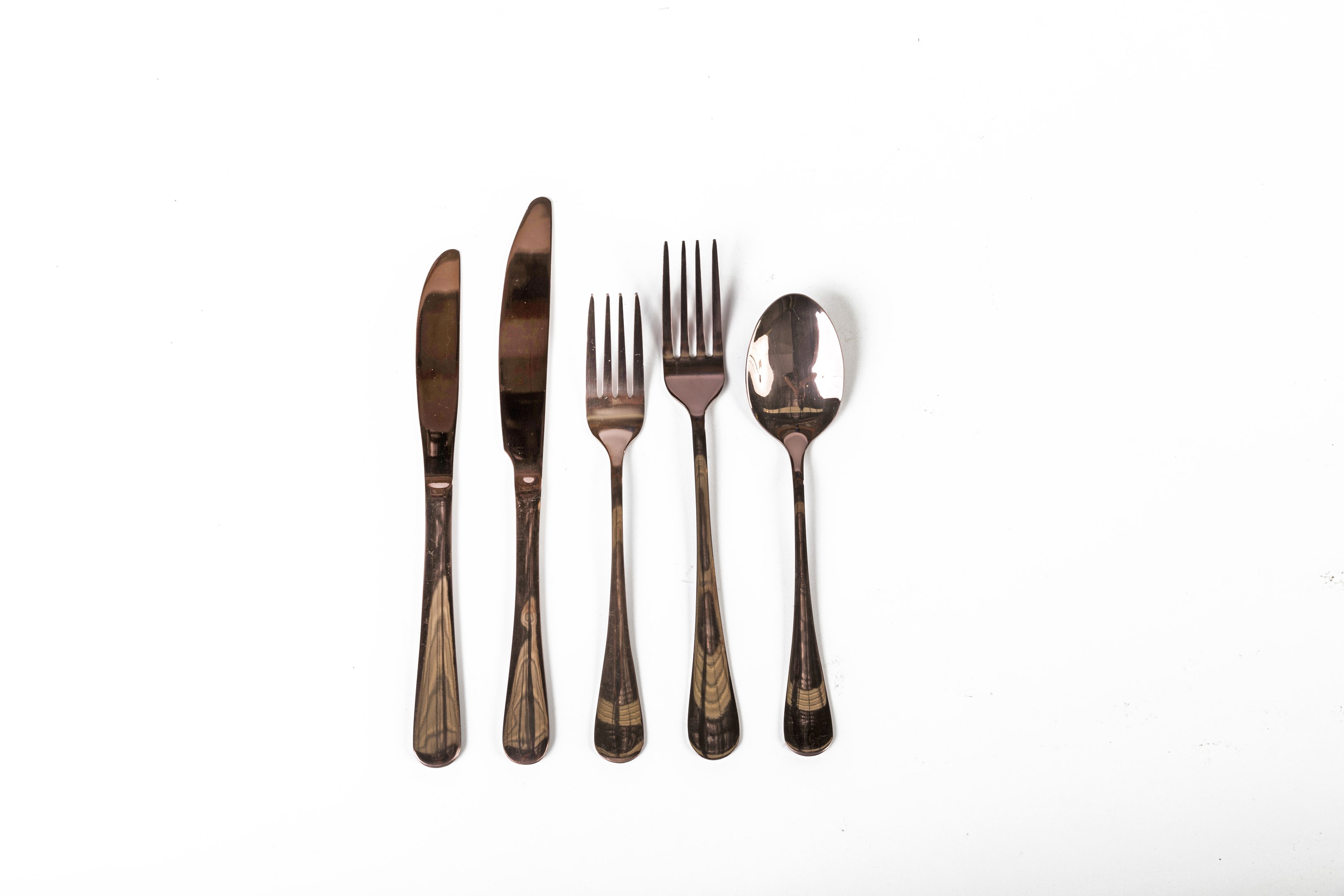 Rose Gold Cutlery Set