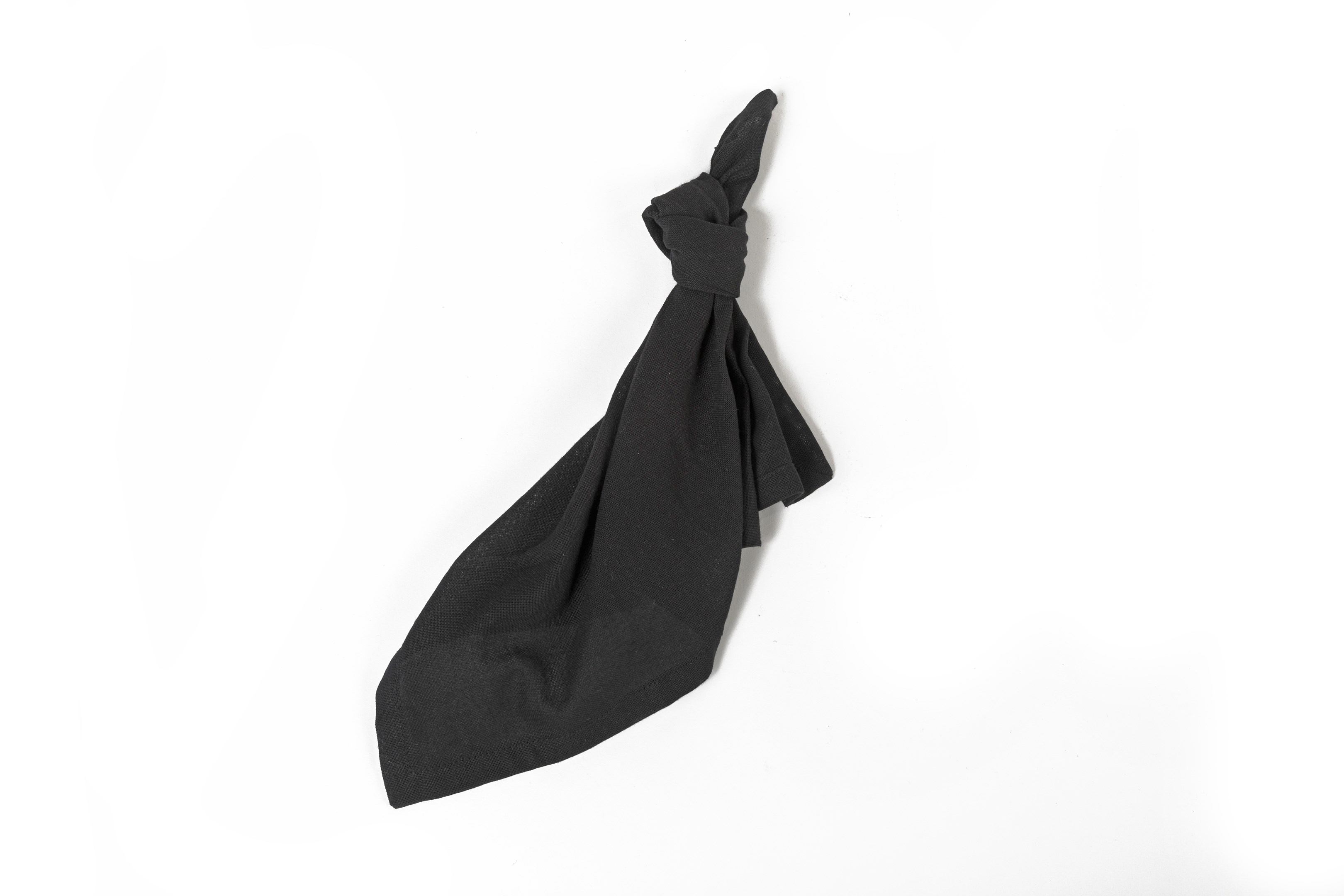 Black Hemmed Napkins