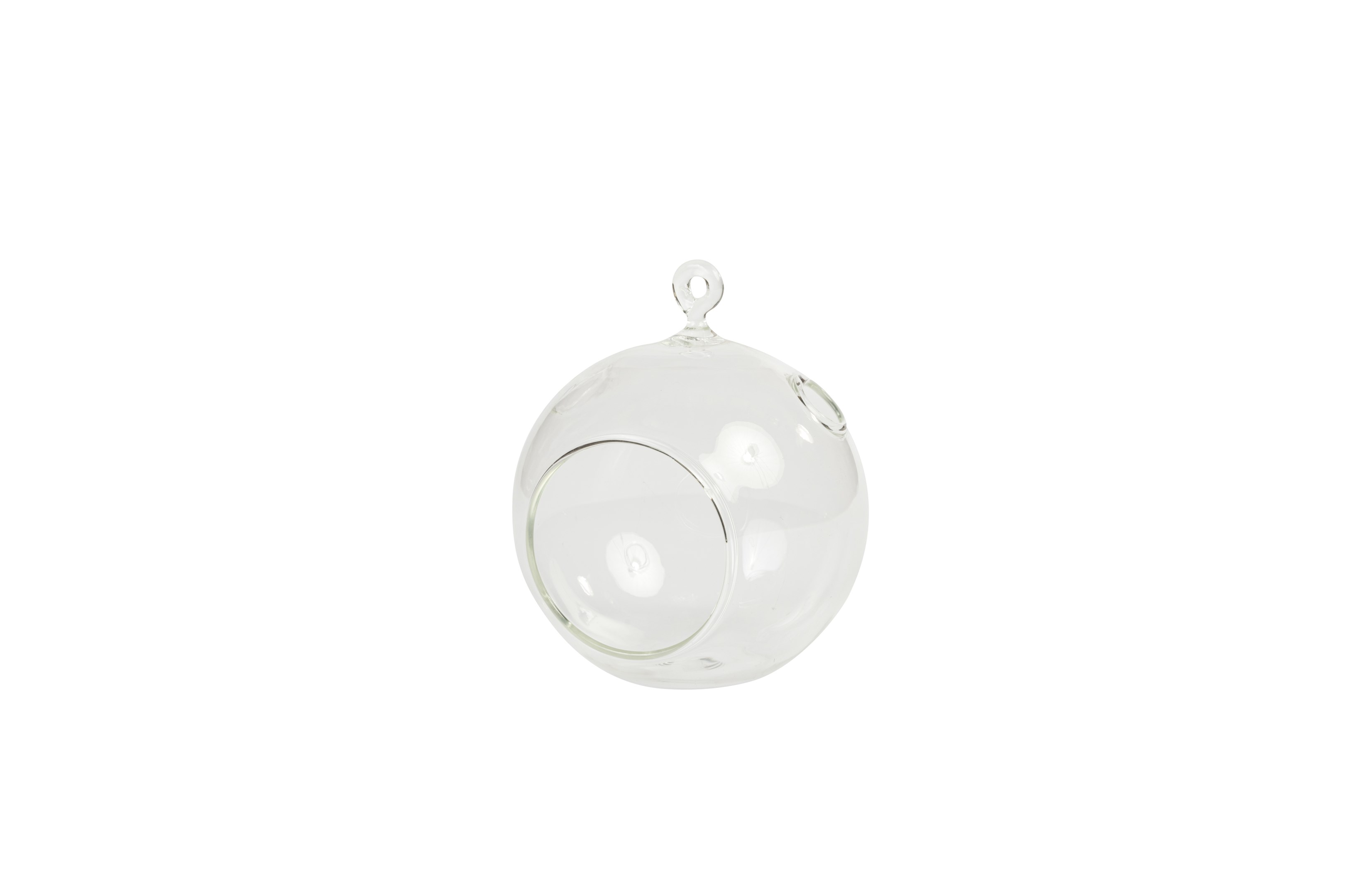 Small Glass Hanging Tealight Ball 