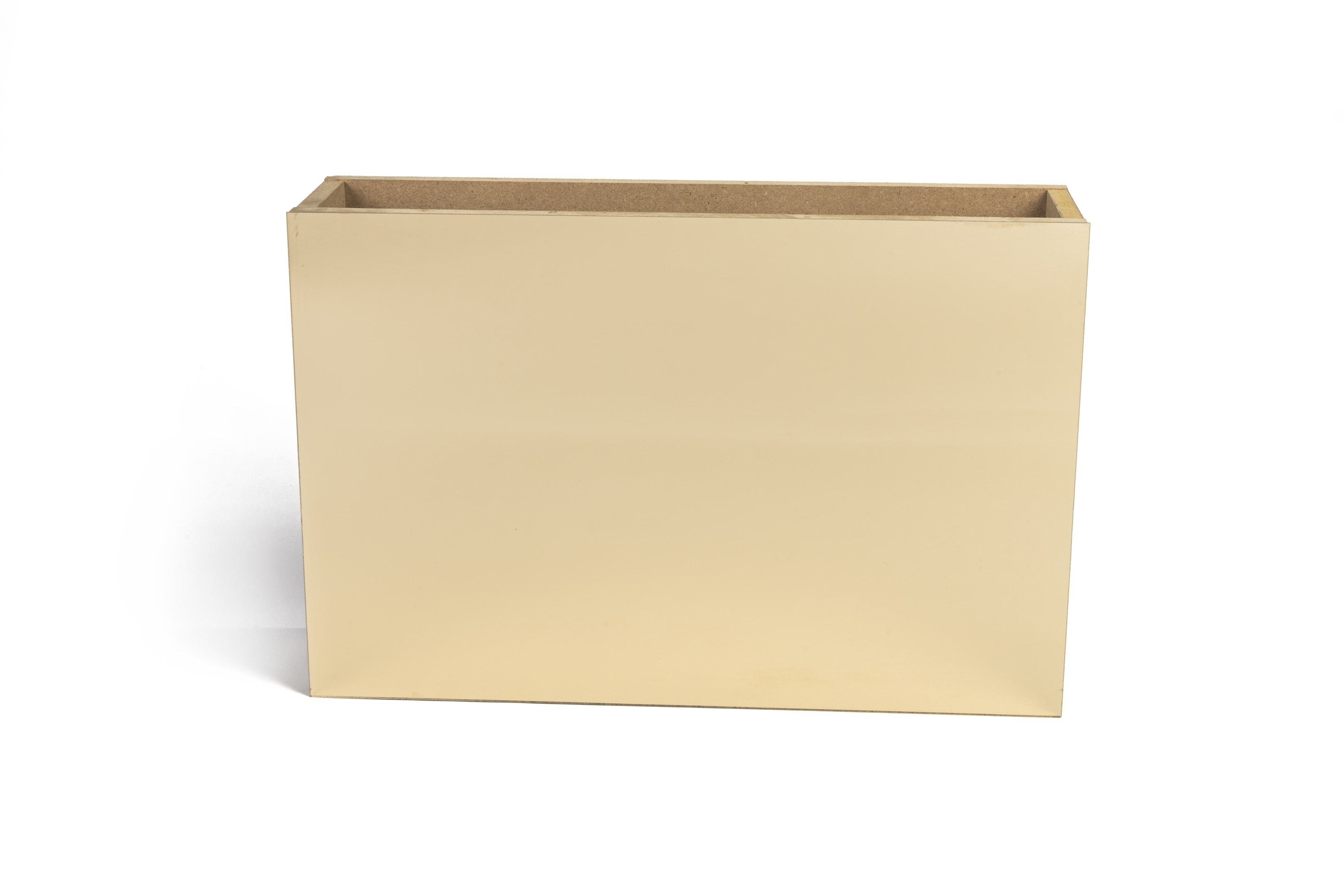 Tall Gold Mirror troughs without Base 