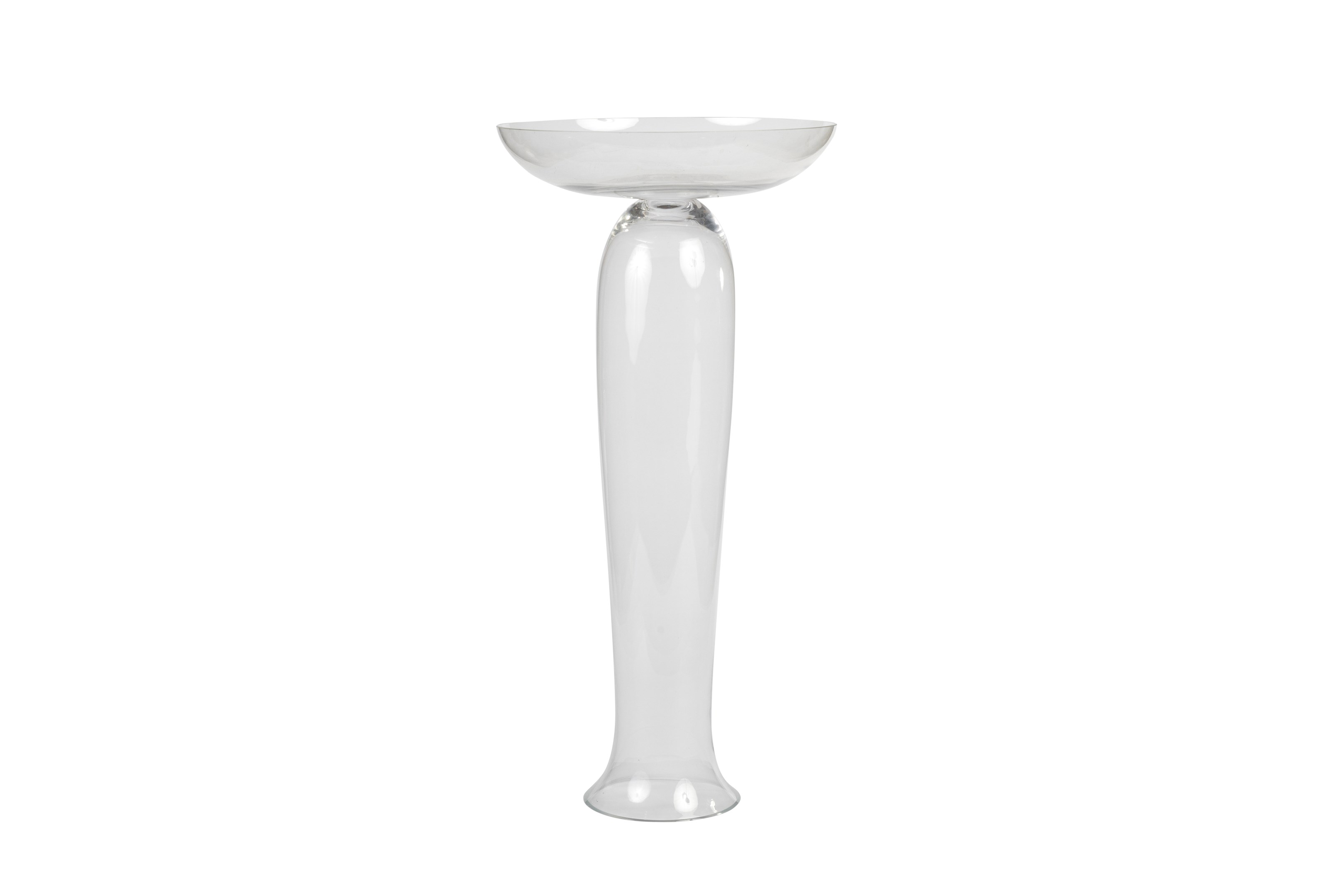 Tall Glass Float Bowl Vase 