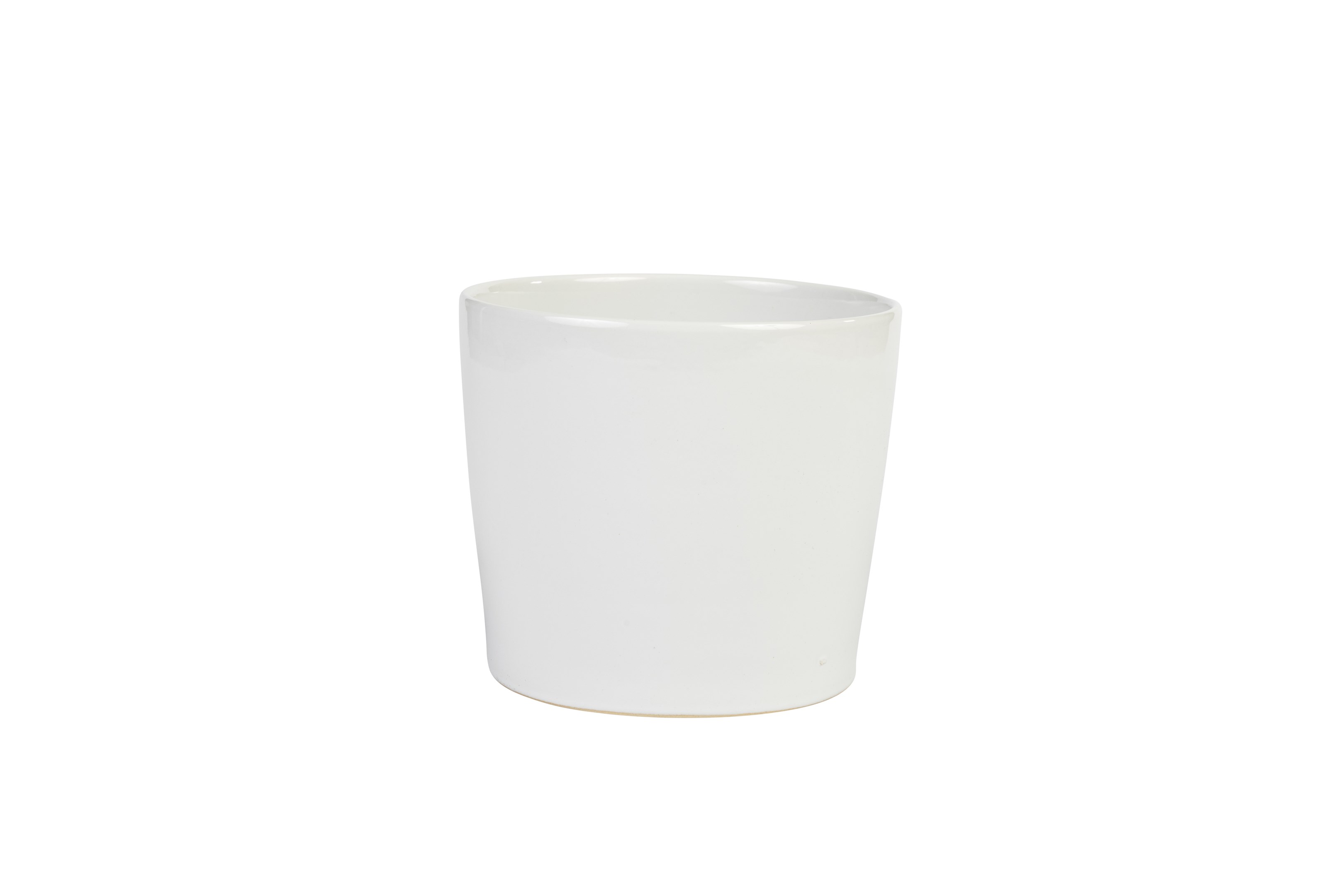 Large White Ceramic Pot